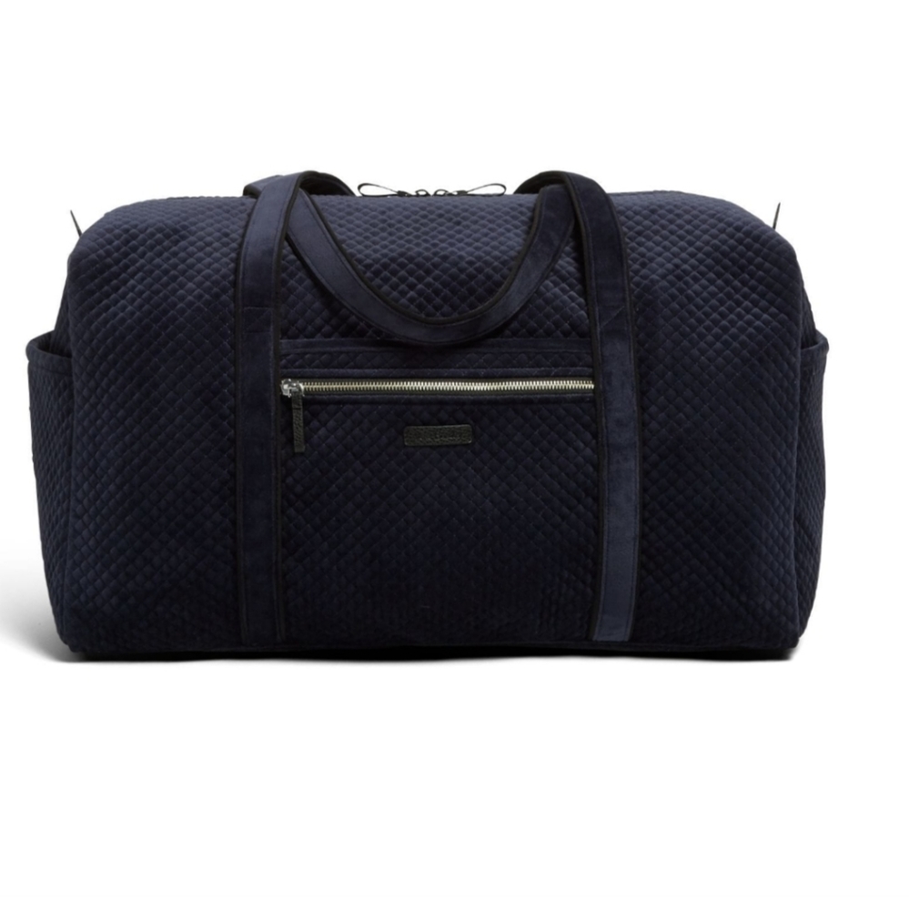 Vera Bradley large travel duffel bag navy